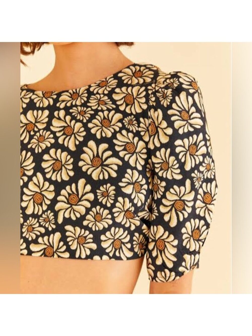 FARM Rio Reversible Crop Top Floral Women’s Small Bem Me‎ Quer - Picture 8 of 14